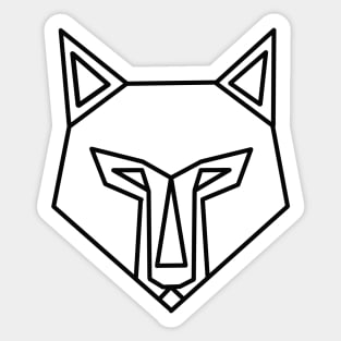 Simple Wolf Sticker